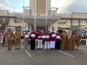 RSUD Panglima Sebaya Gelar Apel Rutin, Disertai Pemberian Penghargaan Lomba Zona Integritas