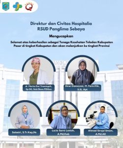 Direktur dan Civitas Hospitalia RSUD Panglima Sebaya Beri Ucapan Selamat kepada Lima Tenaga Kesehatan Teladan yang Lolos ke Tingkat Provinsi